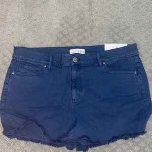 Navy Blue size 12 loft Jean shorts